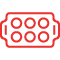 Ingenio Préférence, Inox + antiadhésif, Poêles 22/26 cm + poignée, Induction