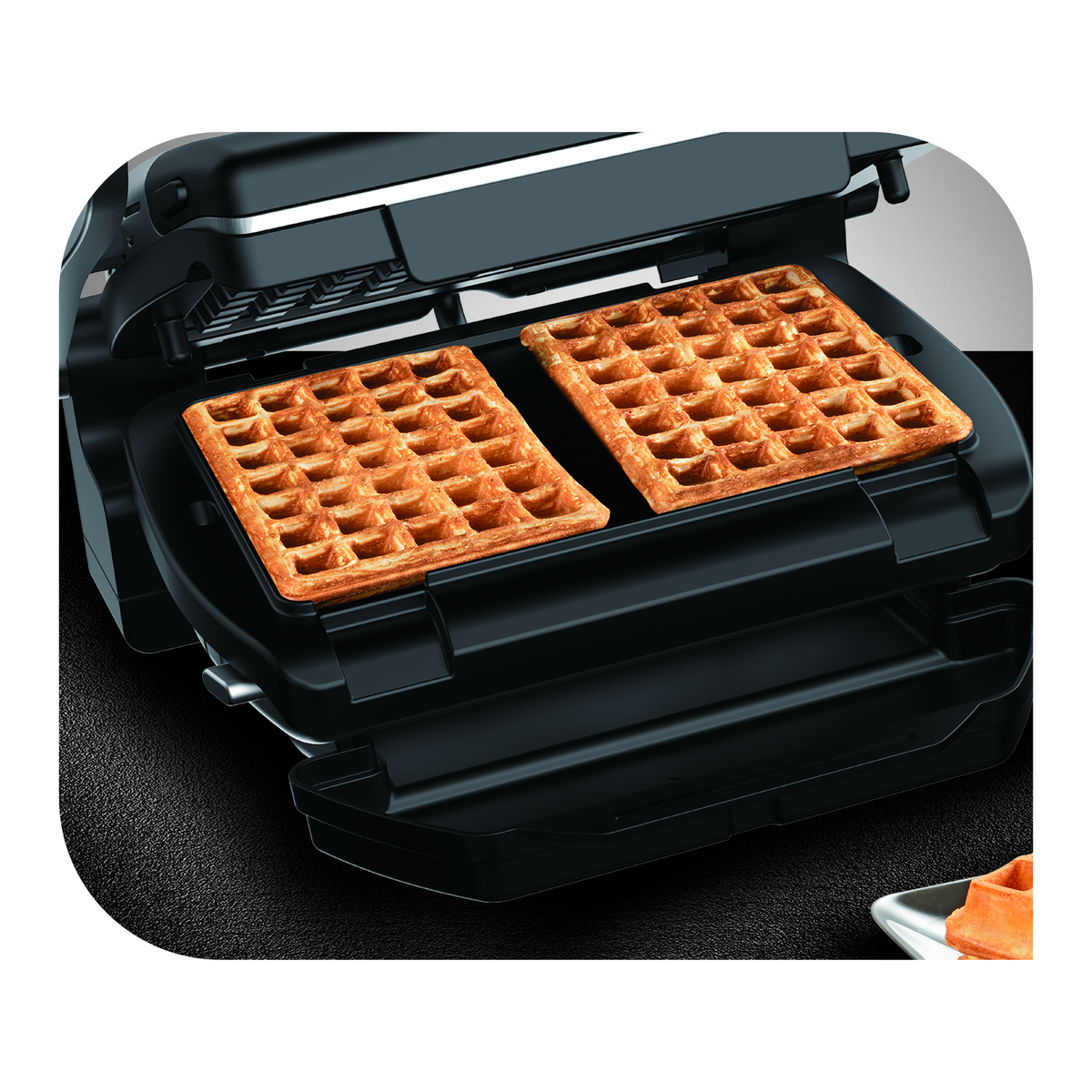 Optigrill+, grill intelligent, 6 programmes, mode manuel, 4 personnes + plaques gaufres