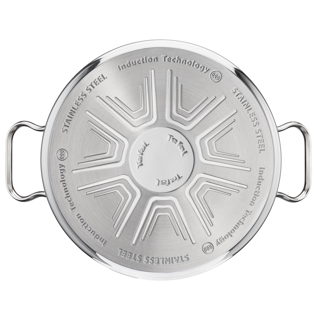 Duetto On, Batterie de cuisine 9p, Inox, Induction