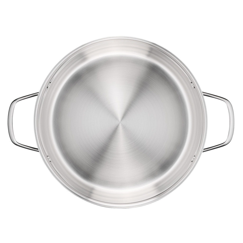 Emotion+ XL, Marmite + couvercle, Inox, Induction, 28cm