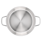 Emotion+ XL, Marmite + couvercle, Inox, Induction, 28cm