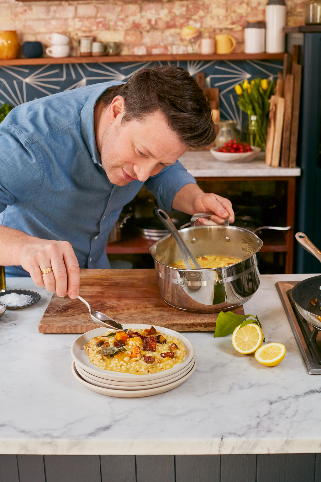 Cook' Smart Jamie Oliver, Poêle, Inox antiadhésif, Induction, 28cm