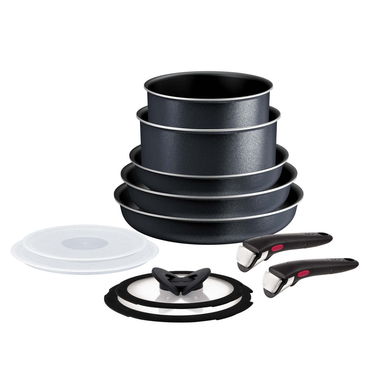 Ingénio So'Light, Antiadhésif, Batterie de cuisine 11 pièces, Induction, Légèreté