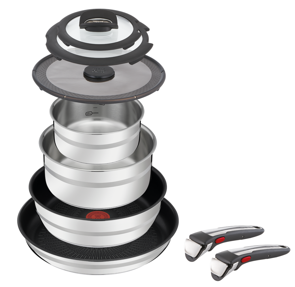 Ingenio Jamie Oliver, Antiadhésif, Batterie de cuisine 9 pièces, Induction