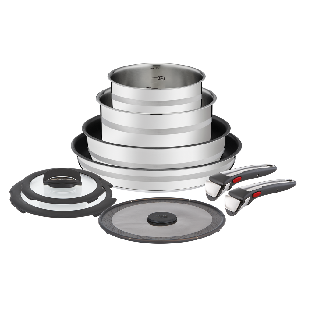 Ingenio Jamie Oliver, Antiadhésif, Batterie de cuisine 9 pièces, Induction