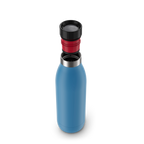 Bludrop Gourde 0,5L, Acier inoxydable, Boissons chaudes 12h et froides 24h, Bleu