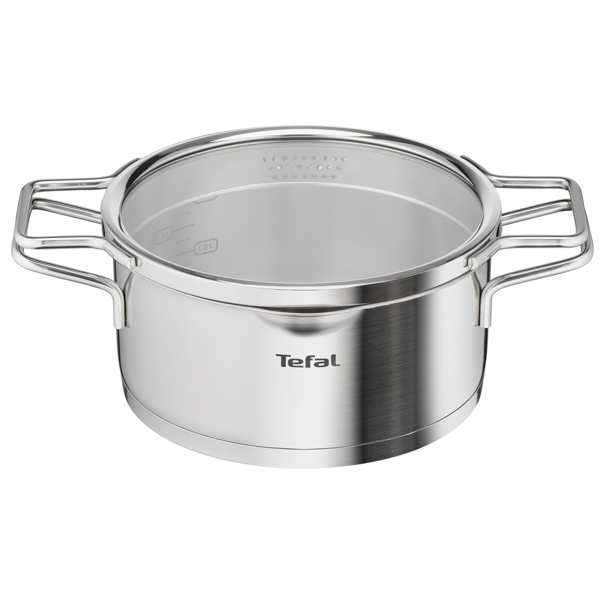 Nordica, Faitout, Inox, Induction, Couvercle égouttoir, 20cm