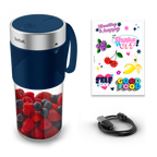 Lightmix Blender portable, Bol tritan 0,3L, 1 vitesse, 2 lames, Rechargeable