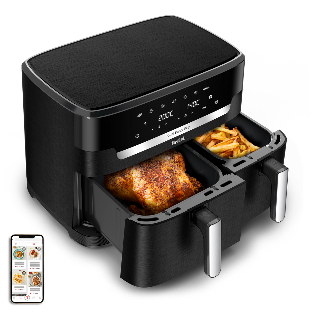 Easy Fry Dual XXL, 11L, Air fryer, Noir