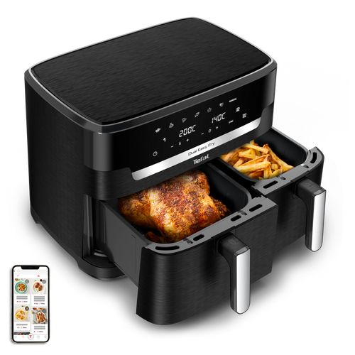 Easy Fry Dual XXL, 11L, Air fryer, Noir