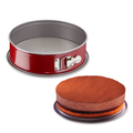 Delibake acier rouge carbone moule à charnière 19cm