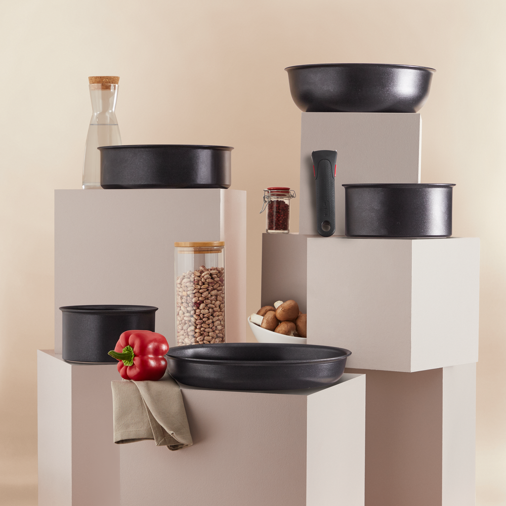Ingenio Eco Resist, Casserole manche amovible, Antiadhésif, Induction, 20cm