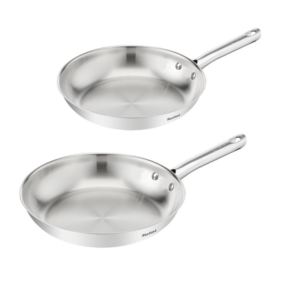 Duetto On, Lot de poêles, Inox, Induction, 24/28cm