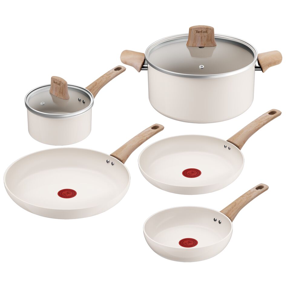 CERA BRIGHT ON, Set 7 pièces : Poêles20/24/28cm, Casserole16cm, Faitout24cm