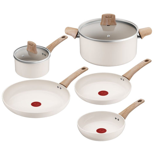 CERA BRIGHT ON, Set 7 pièces : Poêles20/24/28cm, Casserole16cm, Faitout24cm