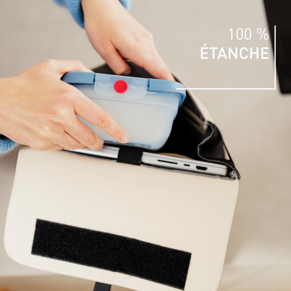 ONECLICK, Set 3 boîtes, 0,5/1,2/2,3L, Bleu