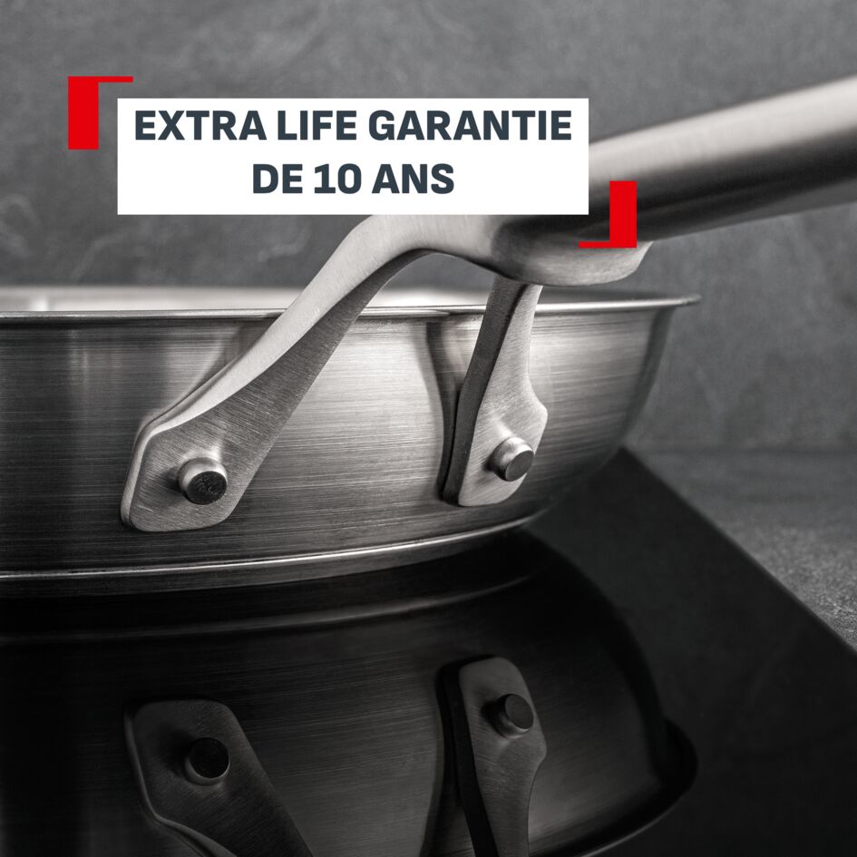 Extreme, Poêle, Inox, Induction, 24cm