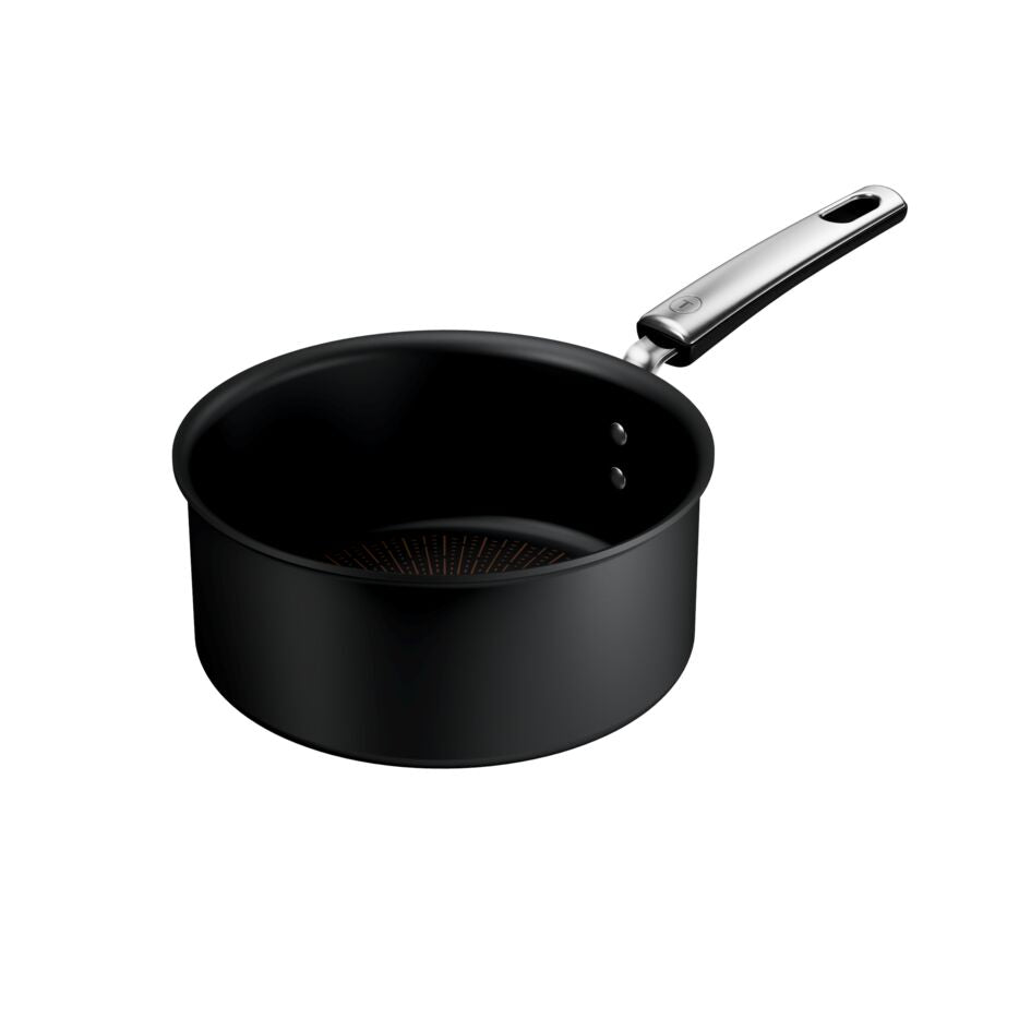 Excellence+, Casserole 20 cm, Design empilable, Revêtement antiadhésif, Induction