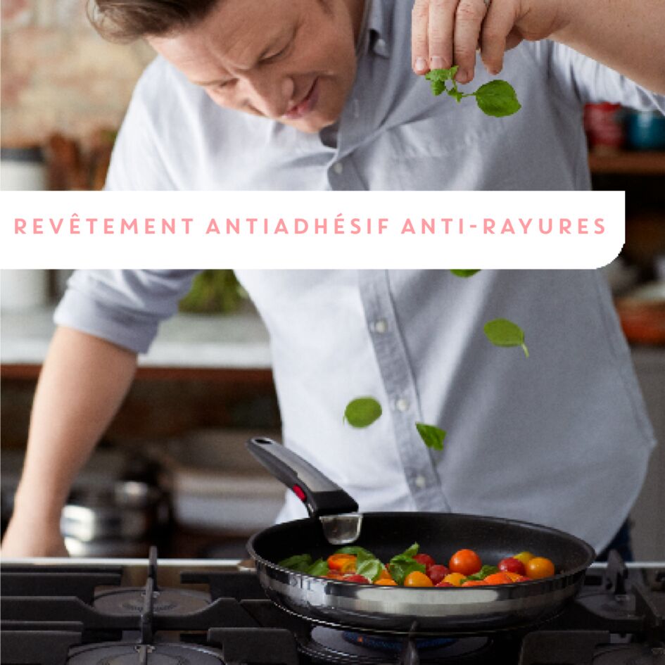 Ingenio Jamie Oliver, Antiadhésif, Batterie de cuisine 9 pièces, Induction
