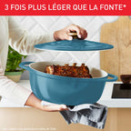 AIR SOFT LIGHT Cocotte ovale 30 cm, Fonte d'aluminium, Légère, Facile à nettoyer