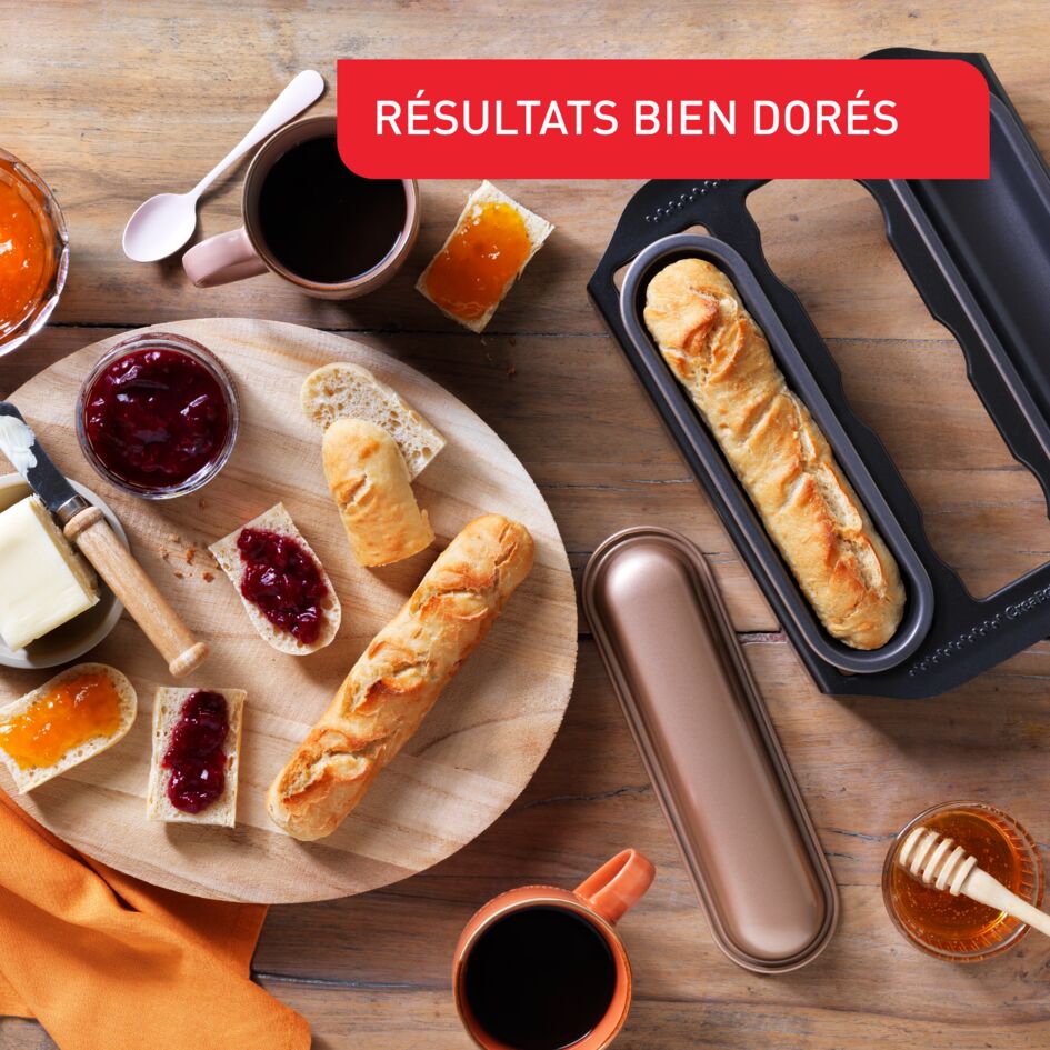Creabake 3 moules à petite baguette