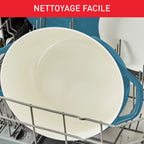 AIR SOFT LIGHT Cocotte ovale 30 cm, Fonte d'aluminium, Légère, Facile à nettoyer