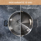 Nordica, Faitout, Inox, Induction, Couvercle égouttoir, 20cm