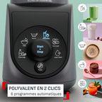 Blend Up Essential, Mini blender, 800 W, 6 programmes automatiques, 2 gourdes
