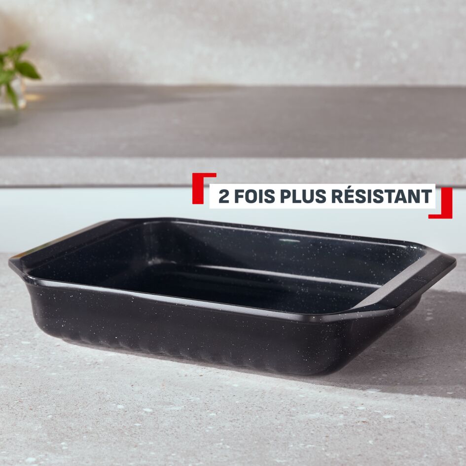 Excellence, Plat à four moyen en fonte d'aluminium 34x24 cm, Revêtement antiadhésif
