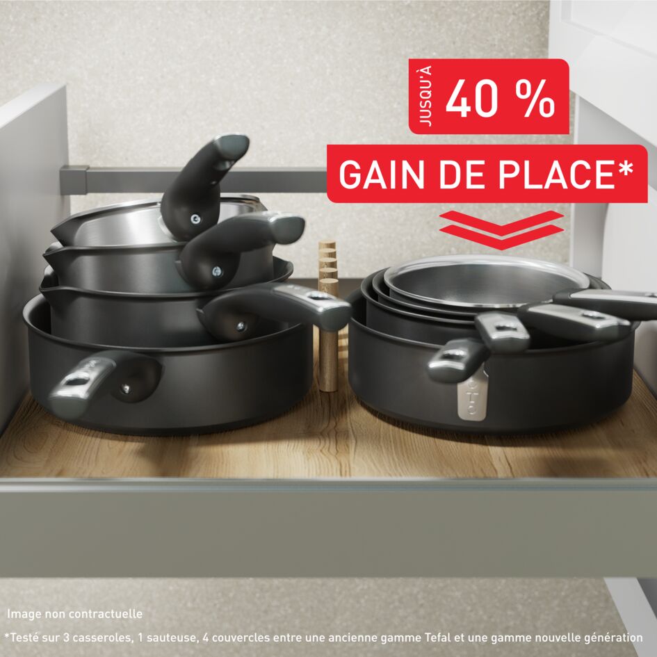 Excellence Ceramic, Casserole 16 cm, Revêtement céramique antiadhésif haute performance