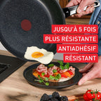 Expertise+, Poêle 32 cm, Revêtement antiadhésif haute performance, Induction