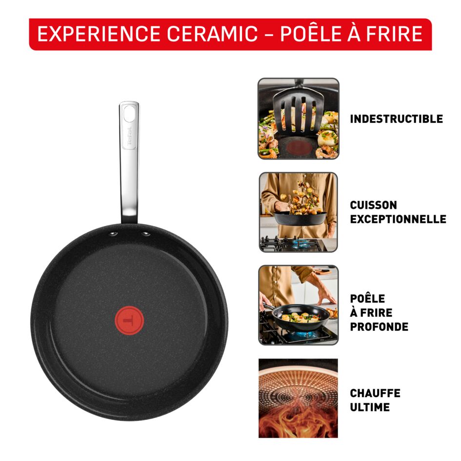 Experience Ceramic, Wok, Céramique, Induction, 28cm