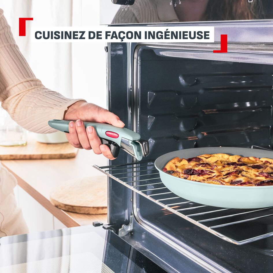 Halo Eucalyptus, Batterie de cuisine 15 pièces, Poignée assortie, Empilable