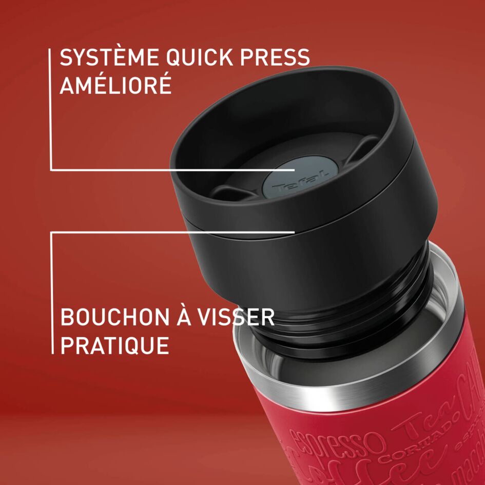TRAVEL MUG CLASSIC 0,36L ROUGE