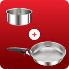 Pack web - Set promo Ingenio Preference - Casserole 16cm, poêle 28 cm et poignée Premium